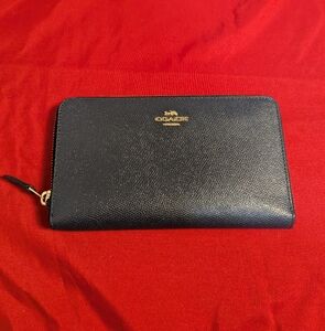 Navy Blue Coach Wallet